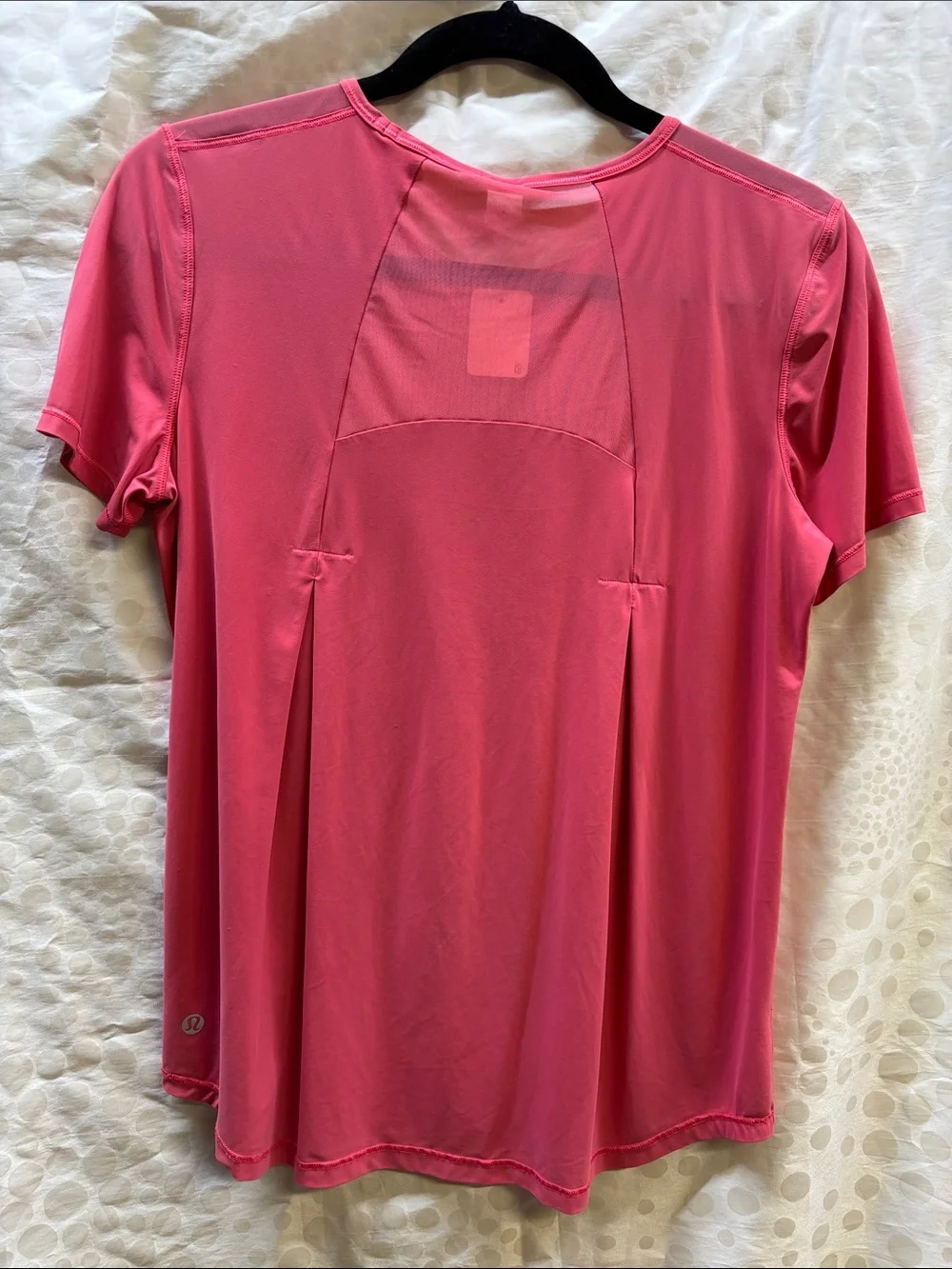 Lululemon Sculpt Short-Sleeve Shirt, likely in the color Sonic Pink- size 6